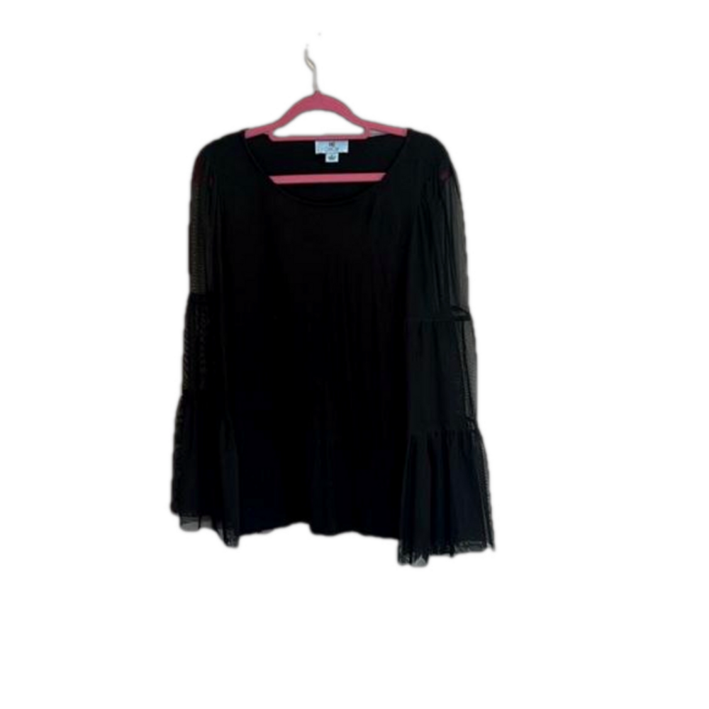 CeCe Black Blouse